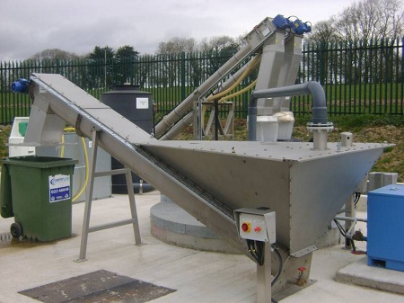 Sand Grit removal, mechanical treatment