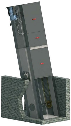 Грабельная решетка Грабельная решетка механической очистки