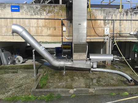 Screw compactor, mechanical treatment