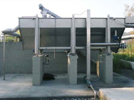 Sand separator, Mechanical treatment