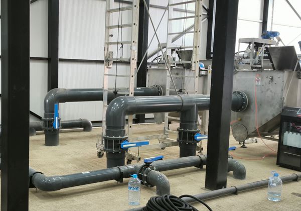 Installation Kvarely wastewater treatment plant Portfolio Installation wastewater treatment plant
